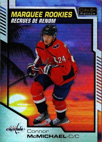 2020-21 O-Pee-Chee Platinum Sunset #154 Connor McMichael (UU7-NHLCAPITALS)