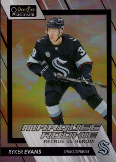 2023-24 O-Pee-Chee Platinum Sunset #289 Ryker Evans (UU7-NHLKRAKEN)