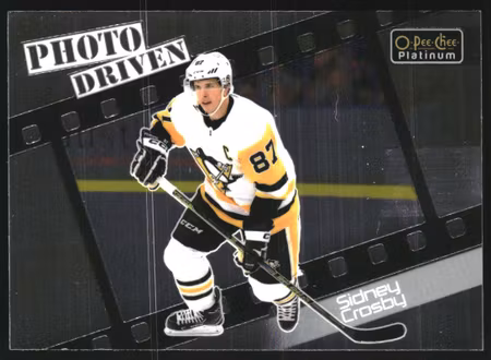 2023-24 O-Pee-Chee Platinum Photo Driven #PD9 Sidney Crosby (UU8-NHLPENGUINS)