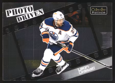 2023-24 O-Pee-Chee Platinum Photo Driven #PD7 Leon Draisaitl(UU8-NHLOILERS)