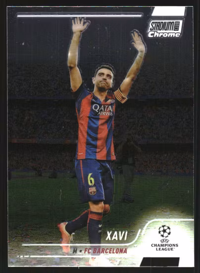 2021-22 Stadium Club Chrome UEFA Champions League #6 Xavi (UU8-BARCELONA)