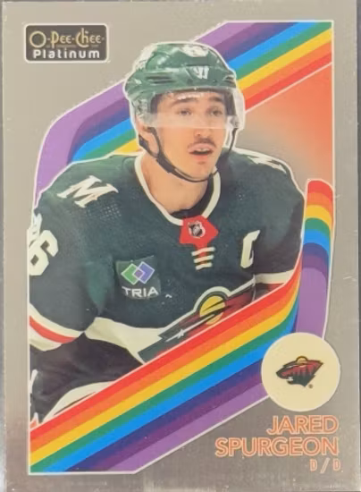 2023-24 O-Pee-Chee Platinum Retro #R26 Jared Spurgeon (UU8-NHLWILD)