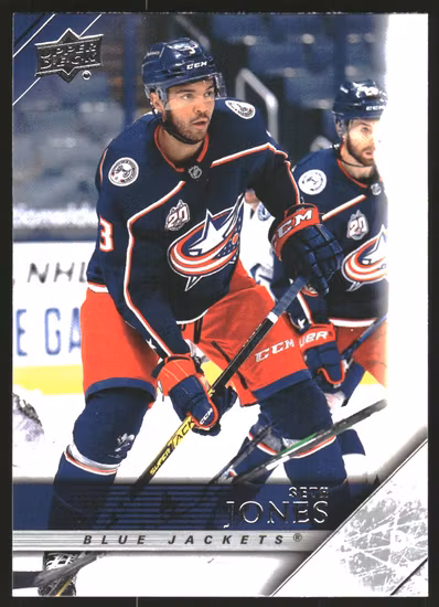 2020-21 Upper Deck '05-06 Upper Deck Tribute #T21 Seth Jones (UU8-NHLBLUEJACKETS)
