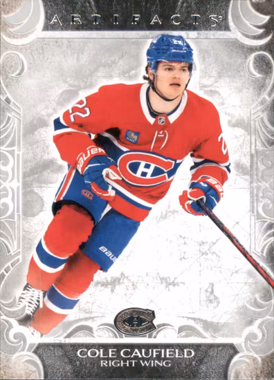 2024-25 Artifacts #64 Cole Caufield (UU8-NHLCANADIENS)