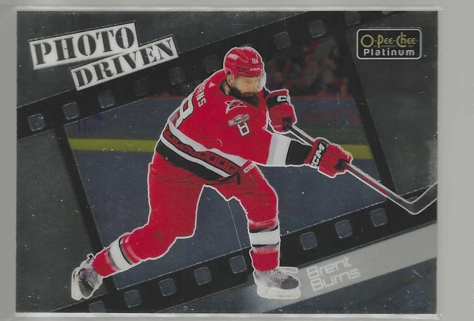 2022-23 O-Pee-Chee Platinum Photo Driven #PD2 Brent Burns (UU9-NHLHURRICANES)