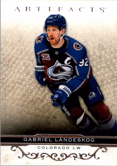 2021-22 Artifacts #8 Gabriel Landeskog (UU9-NHLAVALANCHE)
