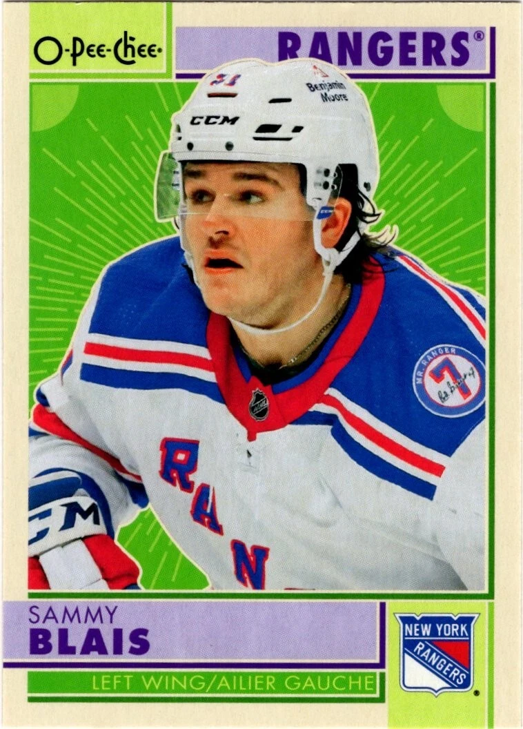 2022-23 O-Pee-Chee Retro #441 Sammy Blais (UU9-NHLRANGERS)