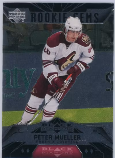 2007-08 Upper Deck Black Diamond Rookie Gems #204 Peter Mueller (UU9-NHLCOYOTES)