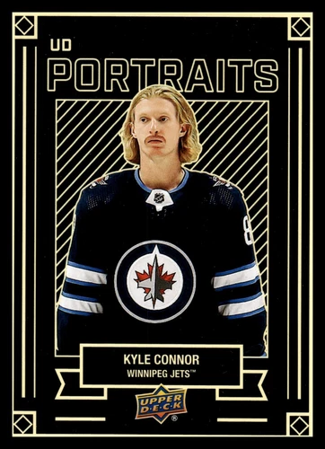 2022-23 Upper Deck UD Portraits #P24 Kyle Connor (UU9-NHLJETS)