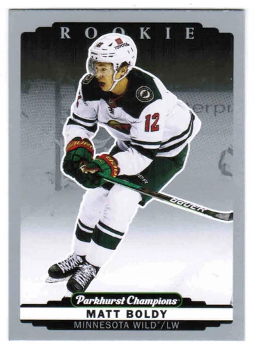 2022-23 Parkhurst Champions Silver #324 Matt Boldy SP RC (UU9-NHLWILD)