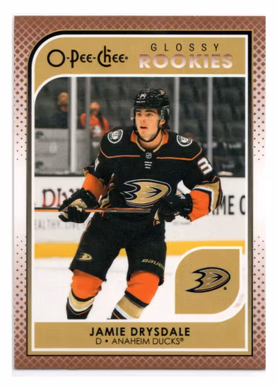 2021-22 O-Pee-Chee Glossy Bronze #R20 Jamie Drysdale (UU10-NHLDUCKS)