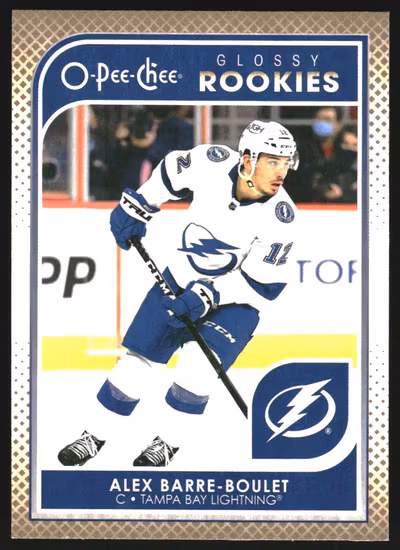2021-22 O-Pee-Chee Glossy Gold #R15 Alex Barre-Boulet (UU10-NHLLIGHTNING)