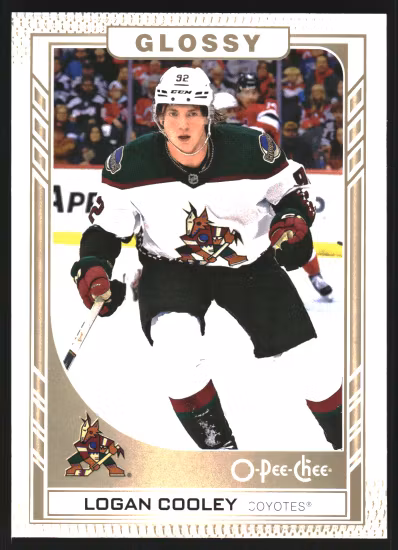 2023-24 Upper Deck OPC Glossy Gold #R45 Logan Cooley (UU10-NHLCOYOTES)