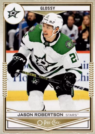 2024-25 Upper Deck O-Pee-Chee Glossy Gold #OG16 Jason Robertson (UU10-NHLSTARS)