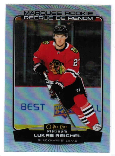 2022-23 O-Pee-Chee Platinum Rainbow #205 Lukas Reichel (UU11-NHLBLACKHAWKS)