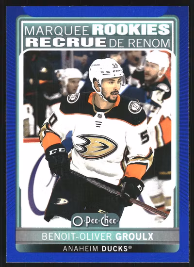 2021-22 O-Pee-Chee Blue #612 Benoit-Olivier Groulx (UU11-NHLDUCKS)