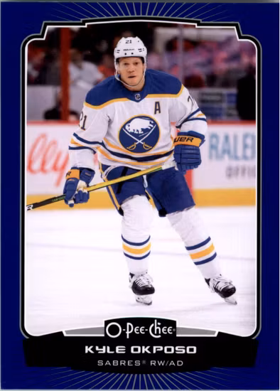 2022-23 O-Pee-Chee Blue #262 Kyle Okposo (UU11-NHLSABRES)