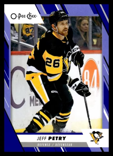 2023-24 O-Pee-Chee Blue #480 Jeff Petry (UU11-NHLPENGUINS)