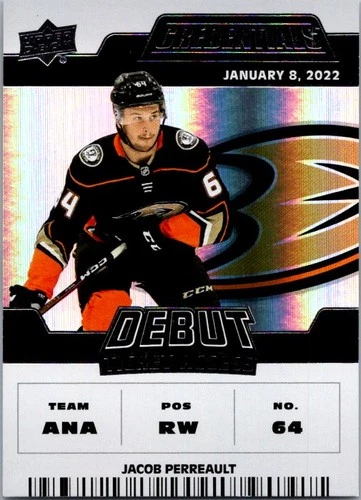 2022-23 Upper Deck Credentials #171 Jacob Perreault (UU11-NHLDUCKS)