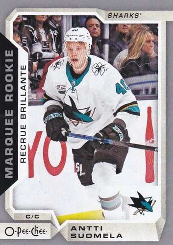 2018-19 O-Pee-Chee Silver #644 Antti Suomela RC (UU11-NHLSHARKS)