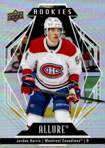 2022-23 Upper Deck Allure #105 Jordan Harris (UU11-NHLCANADIENS)
