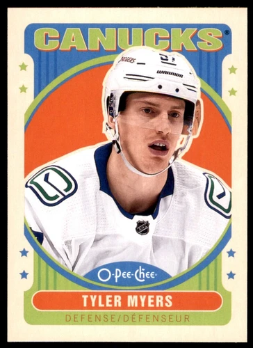 2021-22 O-Pee-Chee Retro #416 Tyler Myers (UU11-NHLCANUCKS)