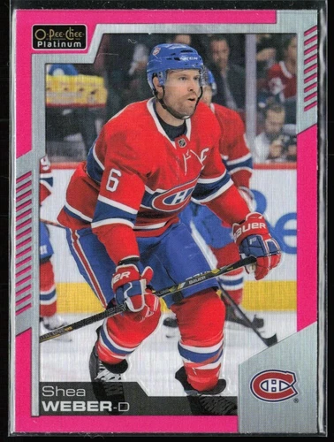 2020-21 O-Pee-Chee Platinum Matte Pink #23 Shea Weber (UU11-NHLCANADIENS)