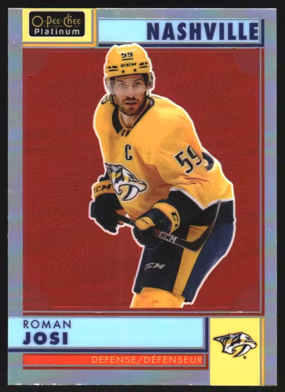 2022-23 O-Pee-Chee Platinum Retro Rainbow #R58 Roman Josi (UU12-NHLPREDATORS)