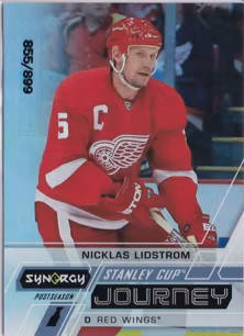2020-21 Synergy Stanley Cup Journey Postseason #CJNL Nicklas Lidstrom (UU12-NHLREDWINGS)