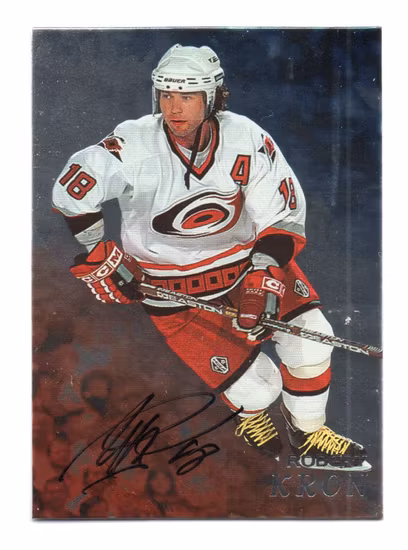1998-99 Be A Player Autographs #25 Robert Kron (30-II3-NHLHURRICANES)
