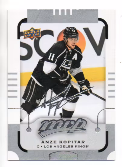 2015-16 Upper Deck MVP Silver Script #162 Anze Kopitar (20-II3-NHLKINGS)