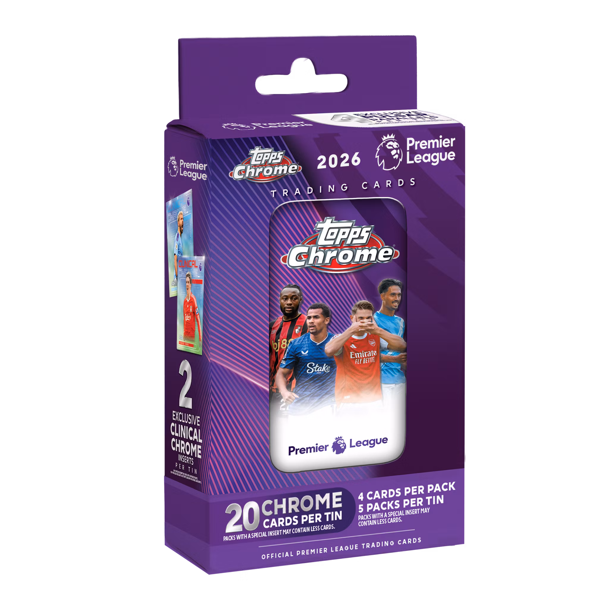 2025-26 Topps Chrome Premier League (Plåtlåda/Tin)
