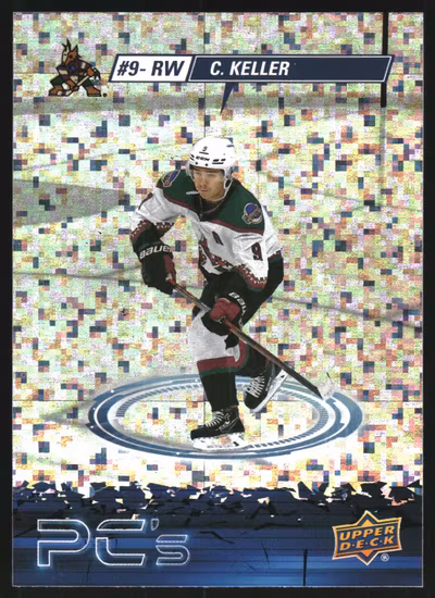 2023-24 Upper Deck PC's Sparkle #PC3 Clayton Keller (UU13-NHLCOYOTES)