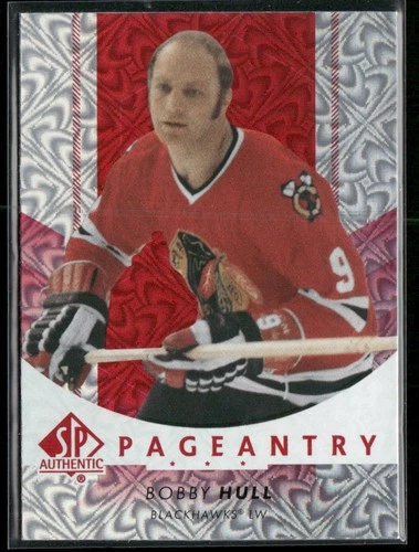 2022-23 SP Authentic Pageantry Red #P55 Bobby Hull (UU14-NHLBLACKHAWKS)