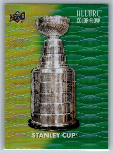 2023-24 Upper Deck Allure Color Flow Yellow Green #CF34 Stanley Cup (UU14-NHLOTHERS)