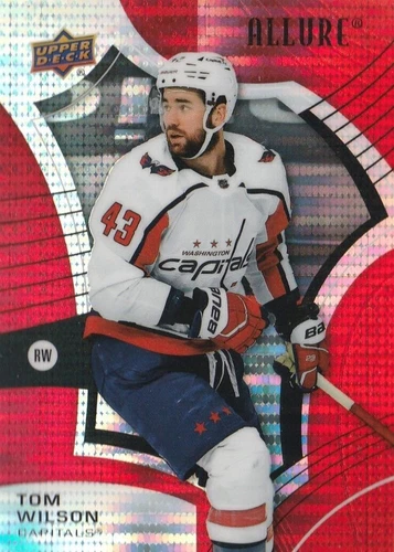 2021-22 Upper Deck Allure Red Rainbow #3 Tom Wilson (UU15-NHLCAPITALS)