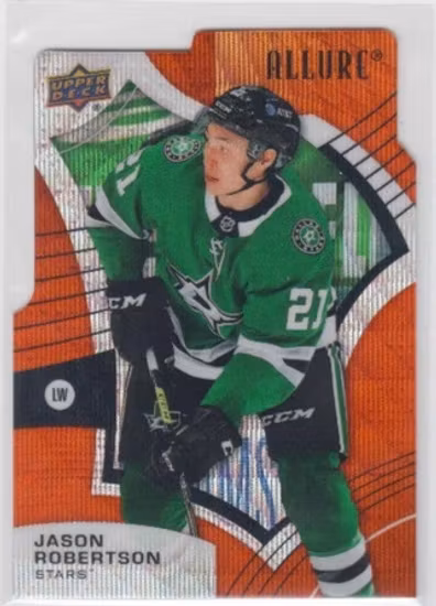 2021-22 Upper Deck Allure Orange Slice #46 Jason Robertson (UU15-NHLSTARS)