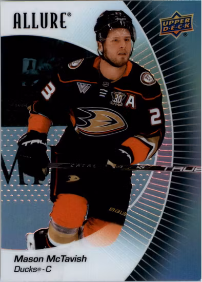 2023-24 Upper Deck Allure Black Rainbow #57 Mason McTavish (UU15-NHLDUCKS)