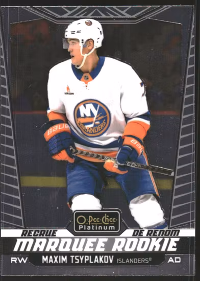 2024-25 O-Pee-Chee Platinum #277 Maxim Tsyplakov RC (VV1-NHLISLANDERS)