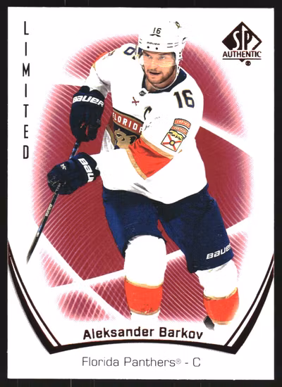 2021-22 SP Authentic Limited Red #24 Aleksander Barkov (VV1-NHLPANTHERS)