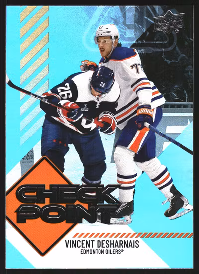 2024-25 Upper Deck Checkpoint #CP12 Vincent Desharnais (VV1-NHLOILERS)