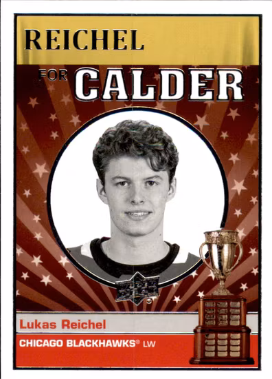 2022-23 Upper Deck Calder Candidates #CC2 Lukas Reichel (VV1-NHLBLACKHAWKS)