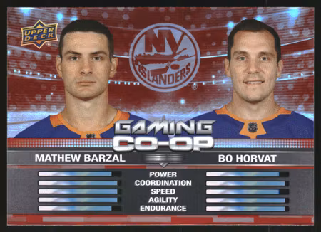 2024-25 Upper Deck Gaming Co-Op #CGO21 Mathew Barzal/Bo Horvat (VV2-NHLISLANDERS)