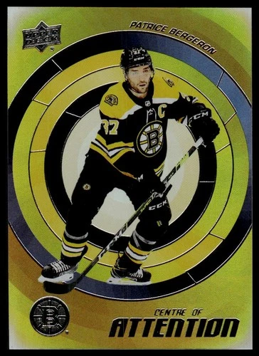 2022-23 Upper Deck Centre of Attention #CA18 Patrice Bergeron (VV2-NHLBRUINS)