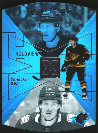 2023-24 Upper Deck '97-98 SPx Holoview Retros #SPX6 Brock Boeser (VV2-NHLCANUCKS)