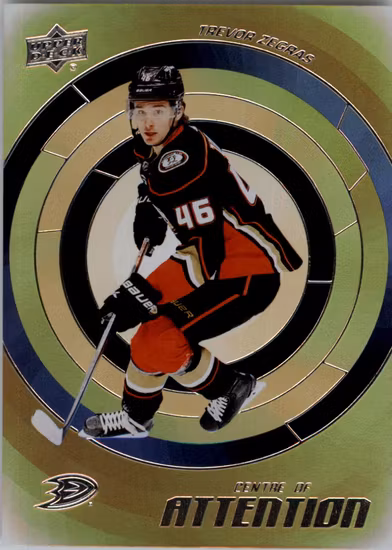 2022-23 Upper Deck Rookie Retrospective #RR14 Trevor Zegras (VV2-NHLDUCKS)