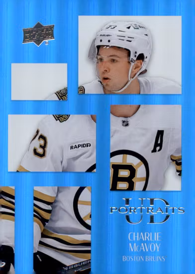 2024-25 Upper Deck UD Portraits #P36 Charlie McAvoy (VV2-NHLBRUINS)