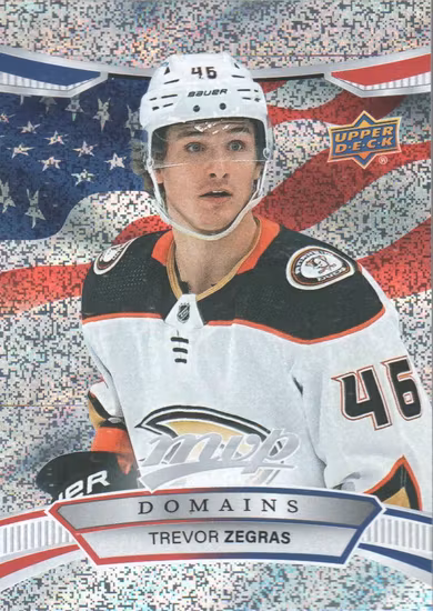 2022-23 Upper Deck MVP Domains #NA26 Trevor Zegras (VV2-NHLDUCKS)