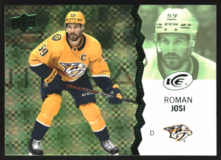 2023-24 Upper Deck Ice Green #100 Roman Josi (VV2-NHLPREDATORS)