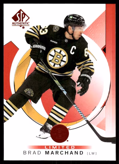 2024-25 SP Authentic Limited Red #9 Brad Marchand (VV2-NHLBRUINS)
